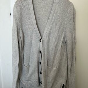 Madewell Light Gray Women's Cardigan Sweater